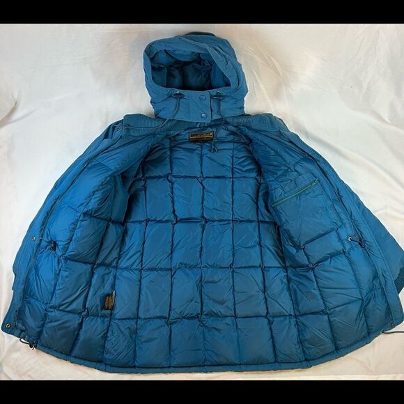 Vintage Eddie Bauer Goose Down Snow Ski Jacket Blue M - Picture 5 of 14